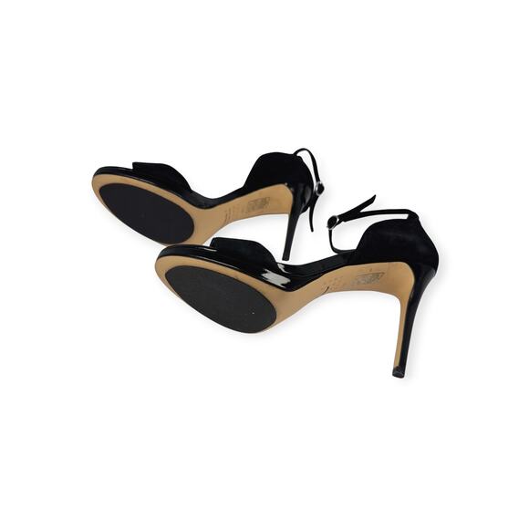 White House Black Market Bryn Suede Heels | Black | 8 - Picture 5 of 9